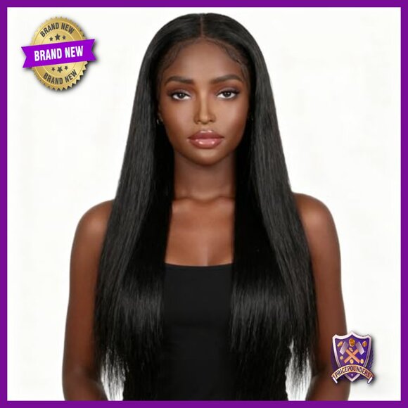 16 Inch Full Lace Human Hair Wig, Glueless Straight, Adjustable Cap main image 4